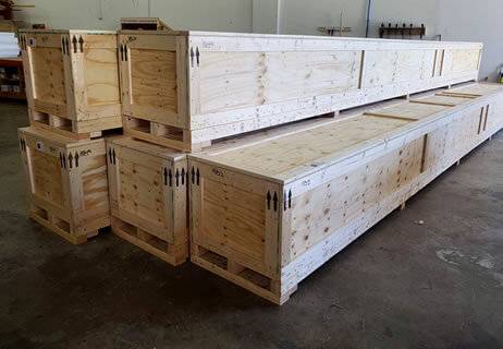 long cargo shipping crate